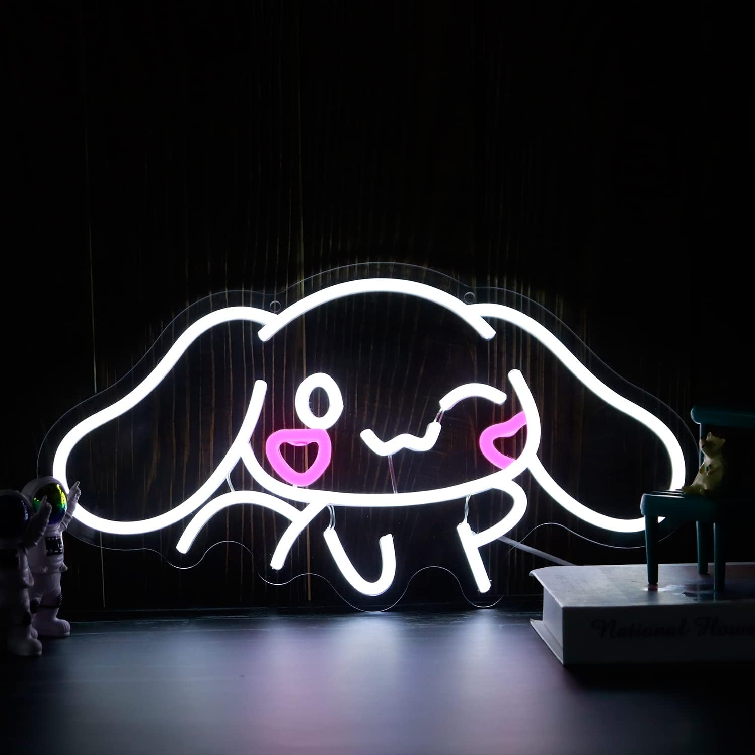 LED Neon Signs – Joker-Green / Harley-IceBlue / Clown-Red / Buu-Pink / Cinna-White / Cartman-Blue / Texas-Blue / Kirbee-Pink – USB-Powered, Dimmable Wall Décor