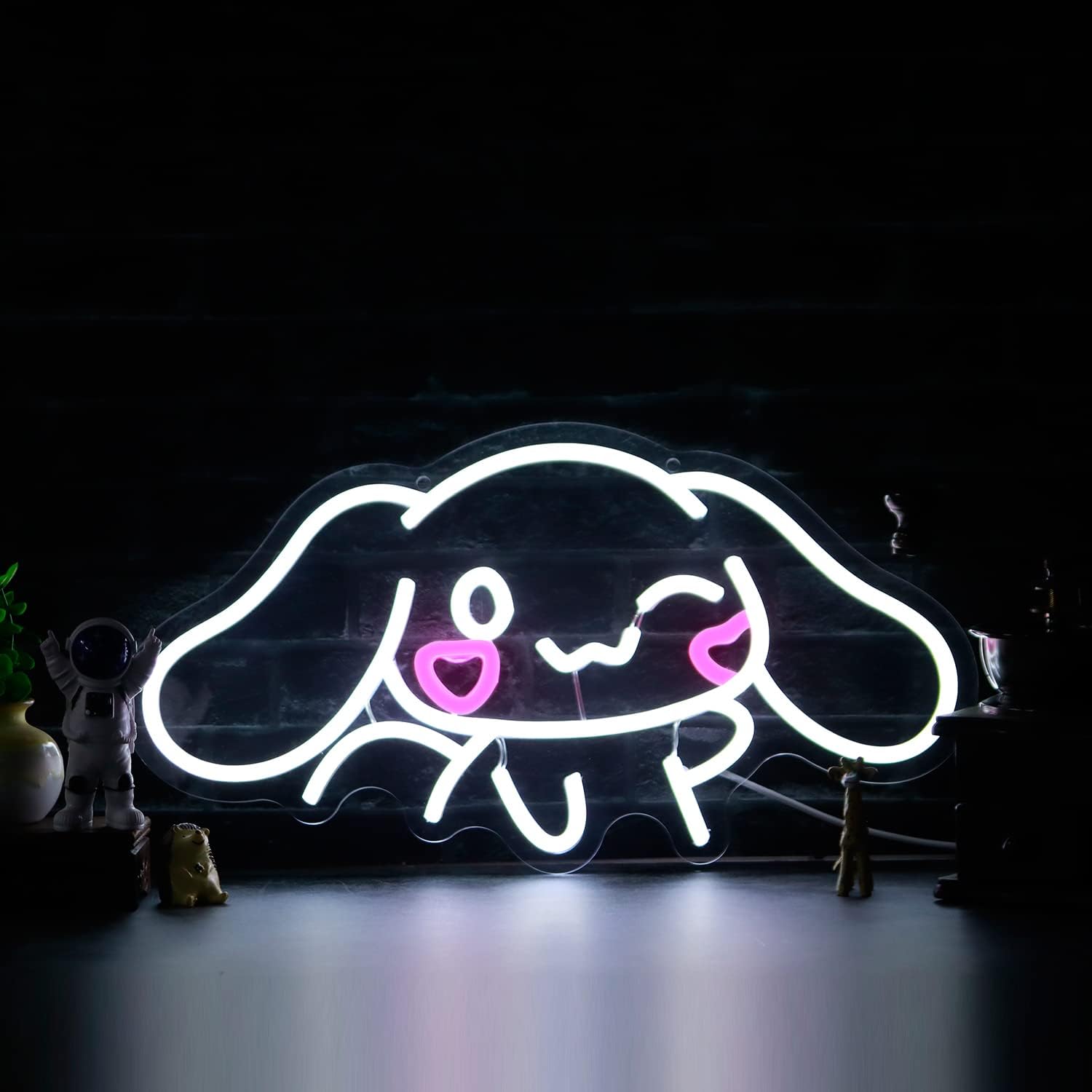 LED Neon Signs – Joker-Green / Harley-IceBlue / Clown-Red / Buu-Pink / Cinna-White / Cartman-Blue / Texas-Blue / Kirbee-Pink – USB-Powered, Dimmable Wall Décor
