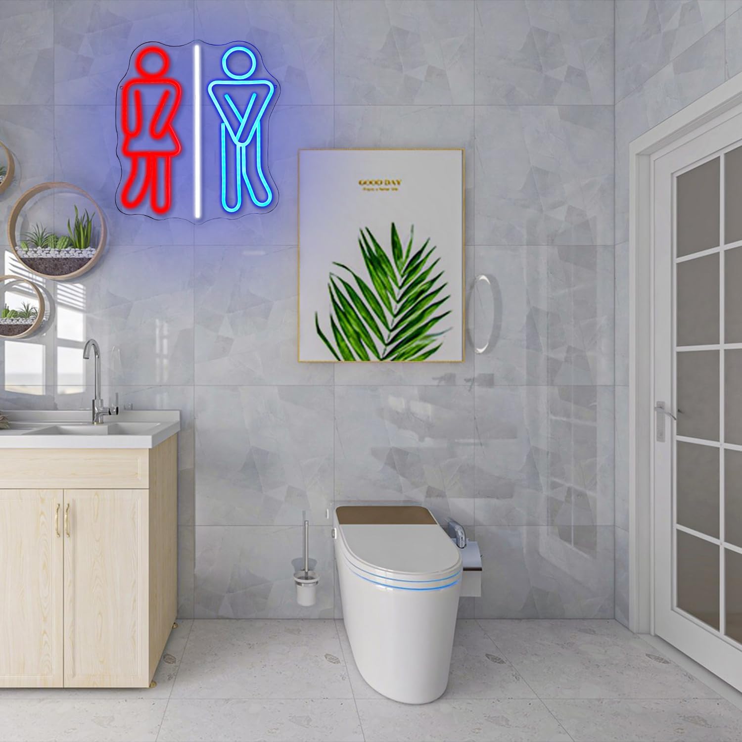 LED Neon Signs – Smoke Hand / Cinema / Cup Cat / Music Studio / Soju / Restroom Logo / Kitchen – USB-Powered, Dimmable Wall Décor