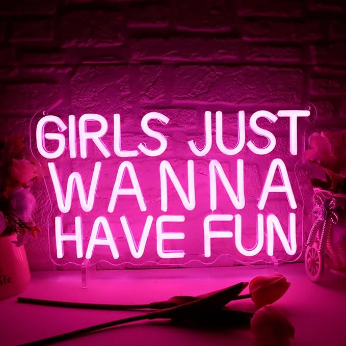LED Neon Signs – Cowgirl Boots / Leave a Message / Girls Just Wanna Have Fun / Movie Night / Dolly Do / Dolly Hat – USB-Powered, Dimmable Wall Décor