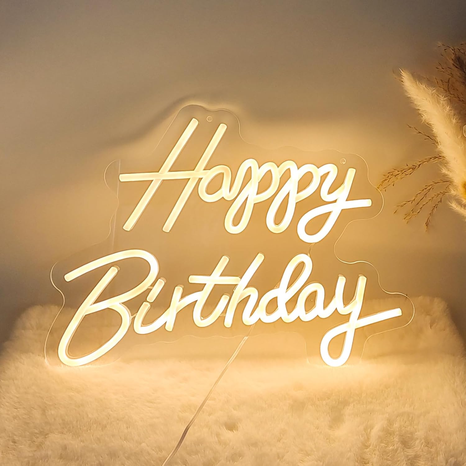 LED Neon Signs – You're Like Really Pretty / This Is My Happy Place / Game Zone / Oh Baby / Happy Birthday / This Is My Happy Place