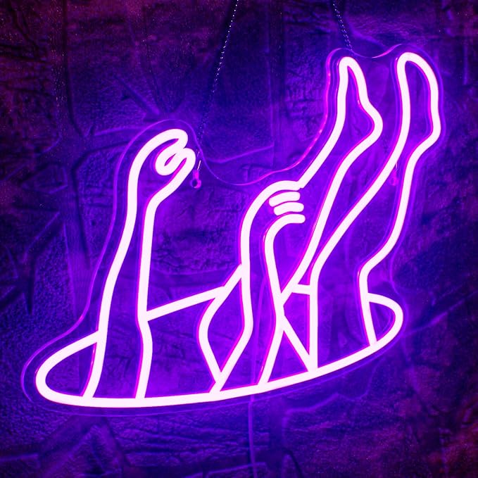 LED Neon Signs – Merry Christmas / God's Plan / Drinks / Skull Apple / Welcome Foolish Mortals / Plane Window Clouds / Little Dramatic / All You Need is Nails / Falling into Hole / Salon Hand / Wake in Bake / Licked / Pink Hand / Hamsa Blue