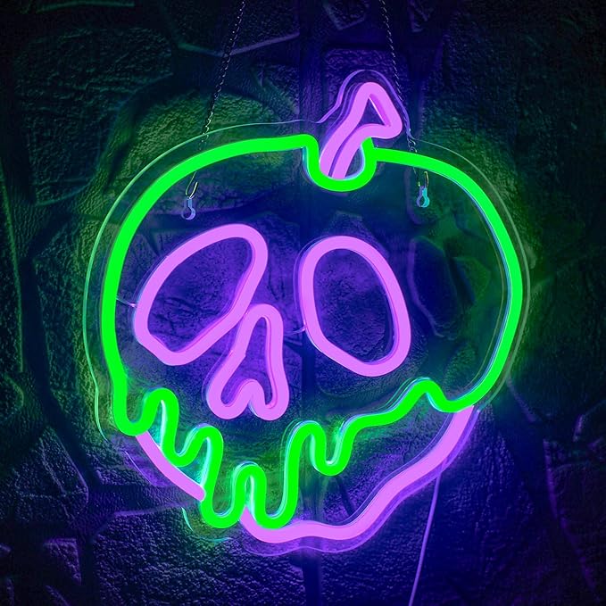 LED Neon Signs – Merry Christmas / God's Plan / Drinks / Skull Apple / Welcome Foolish Mortals / Plane Window Clouds / Little Dramatic / All You Need is Nails / Falling into Hole / Salon Hand / Wake in Bake / Licked / Pink Hand / Hamsa Blue