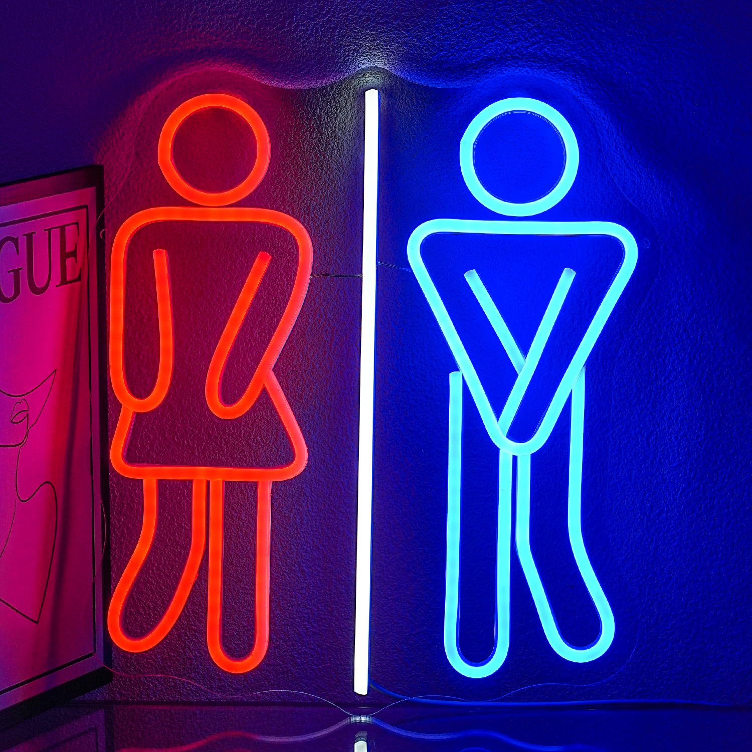 LED Neon Signs – Smoke Hand / Cinema / Cup Cat / Music Studio / Soju / Restroom Logo / Kitchen – USB-Powered, Dimmable Wall Décor