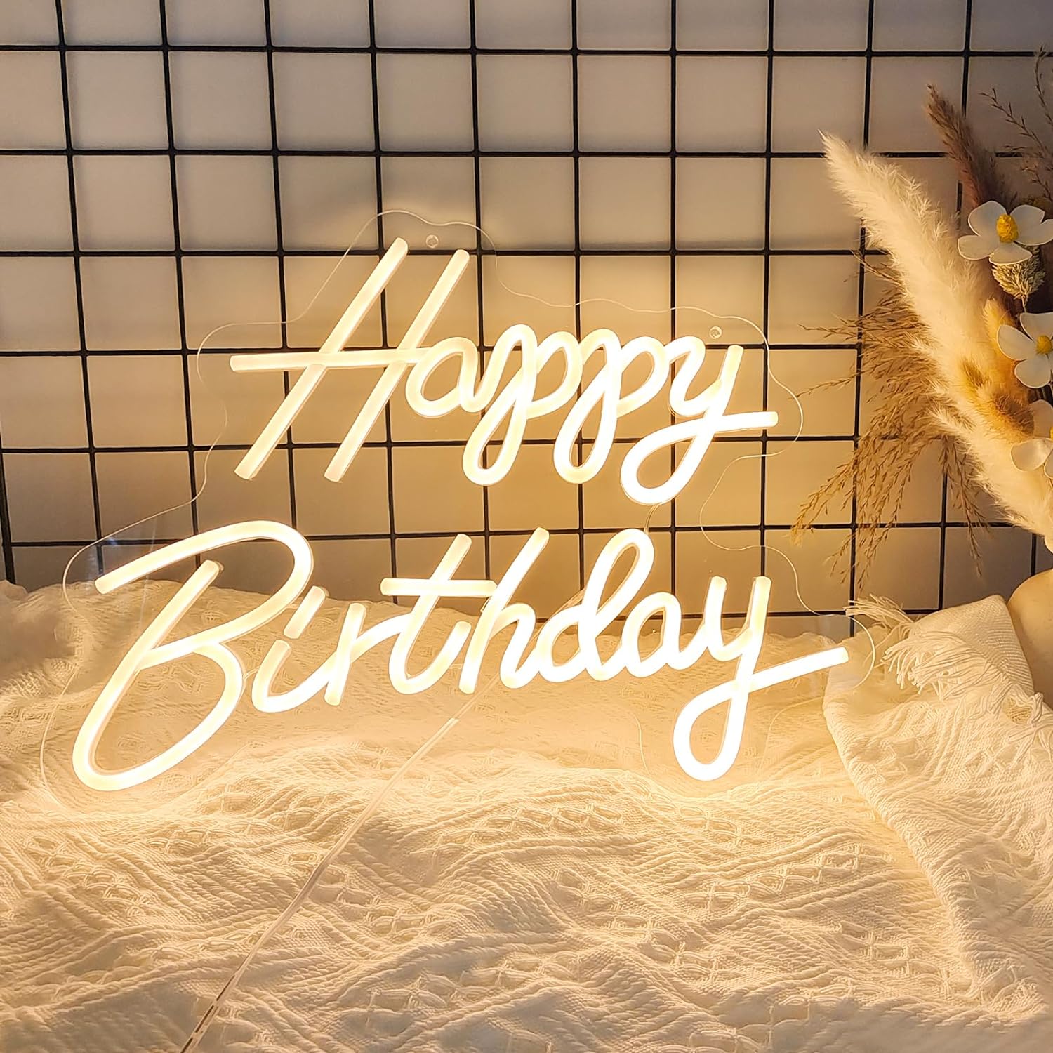 LED Neon Signs – You're Like Really Pretty / This Is My Happy Place / Game Zone / Oh Baby / Happy Birthday / This Is My Happy Place